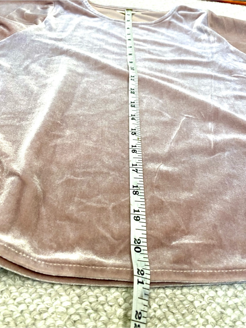 Madewell Blush Pink Velvet Flutter Sleeve Top Small Coquette Balletcore Romantic - Picture 7 of 8